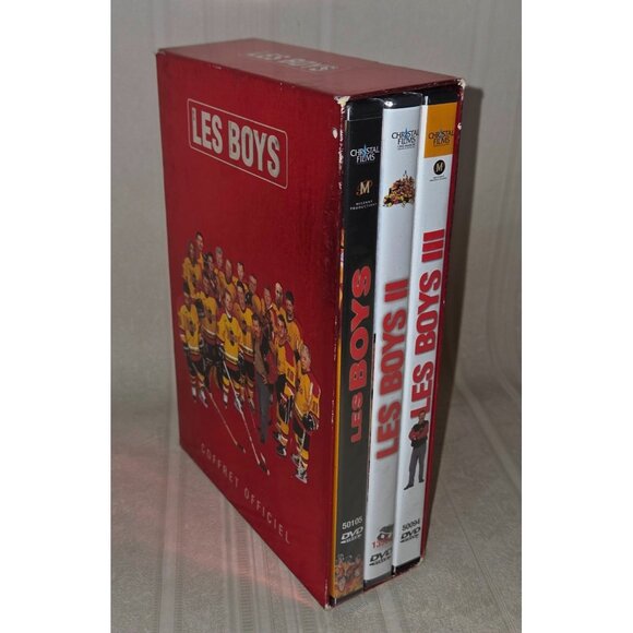 LES BOYS 1 2 3 Coffret Officiel DVD Set 1 2 3 I II III Hockey